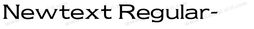 Newtext Regular字体转换